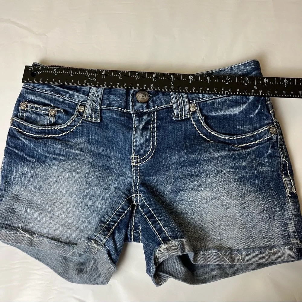 Maurices Womens Denim Jean Shorts Size 1/2 - Picture 6 of 12